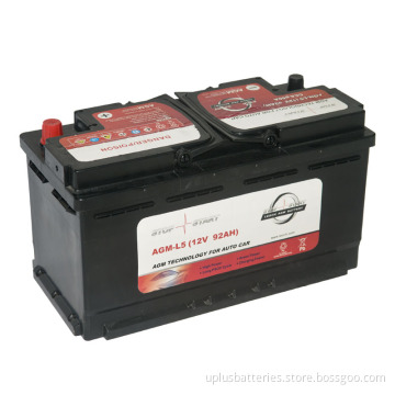 AGM-L5 High Capacity 12V AGM Start-Stop Auto Battery